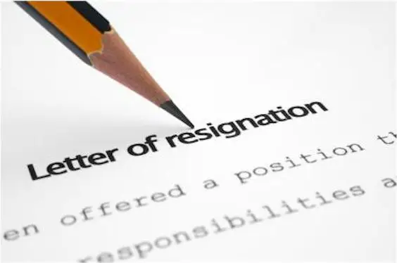 Lettera di dimissioni senza preavviso come funziona